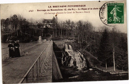 CPA Barrage De Bosmeleac-La Digue Et La Chute D'Eau (230534) - Bosméléac