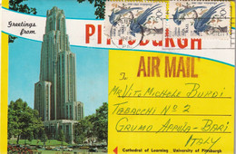 USA - PENNSYLVANIA - GREETINGS FROM PITTSBURGH - CARTOLINA A FISARMONICA SPEDITA NEL 1968 - Pittsburgh