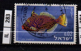 ISRAELE      1963	Pesci 0,02 Usato - Gebruikt (zonder Tabs)