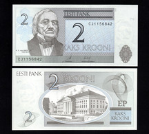 ESTONIA P-85b  2 Krooni  2007  -CJ-  UNC !!!!!!!!! - Estonia