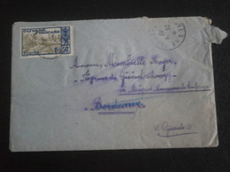 GUYANE GUYANA LETTRE COURRIER 120 ENVELOPPE CAYENNE COLONIE FRANCAISE FRENCH COLONY BORDEAUX GIRONDE - Lettres & Documents