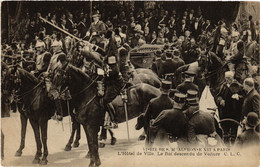 CPA PARIS 4e Visite De S. M. Alphonse XIII. L'Hotel E Ville. Le Roi (464238) - Receptions