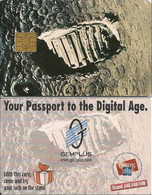 FRANCE : CARTES 2000  GEMPLUS / First Step On The Moon - Cartes De Salon Et Démonstration