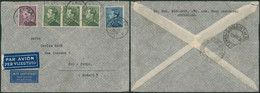 Poortman - Affranch. Tricolore N°430, 431 Et 433 X3 Sur L. Par Avion De Knocke (1938) > Sao-Paulo (Brésil) - Altri & Non Classificati