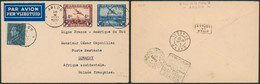 Affranch. Mixte (Poortman) Sur L. Par Avion De Arlon (1937) > Conakry (Guinée Française), Poste Restante / Ligne France - Altri & Non Classificati