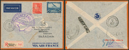 Affranch. Mixte (Poortman) Sur L. Par Avion En R De Bruxelles(1937) > Kingston (Jamaïque) Via Natal / France-Antilles - Altri & Non Classificati
