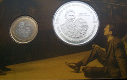 India 2019 "PROOF COIN" Centenary Of Mahatma Gandhi's Return From South Africa Rs.100&Rs.10 "PROOF" Set Of 2 Coins SCARE - Other & Unclassified