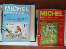 Michel Rundschau 2005 Complete Year 12 Pieces Catalogue Katalog Used - Deutschland