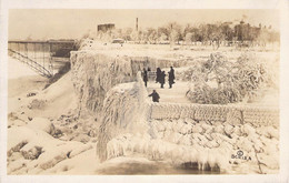 CPA Les Chutes Du Niagara Gelées ? Edition SHIRA - Neige - Hiver - - Autres & Non Classés