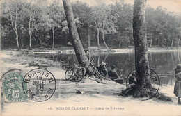 CPA - 92 - BOIS DE CLAMART - Etang De Trivaux - Animation - Pêche - Vélo - Clamart