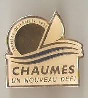 PIN'S THEME  SPORT VOILE  TRANSAT DES ALIZES  SPONSOR  CHAUMES  UN NOUVEAU DEFI   PINS  RARE - Sailing, Yachting