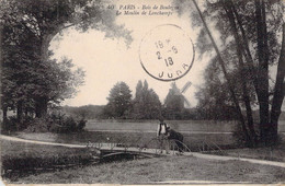 CPA - 75 - PARIS - Le Bois De Boulogne - Le Moulin De Lonchamps - Animée Pont - Parks, Gardens