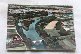 Cpm, Pont Du Château, Vue Aérienne, La Vallée De L'Allier Et La Ville Puy De Dôme 63 - Pont Du Chateau