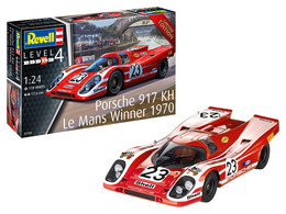 Revell - PORSCHE 917K N°23 24H Le Mans Winner 1970 Maquette Kit Plastique Réf. 07709 Neuf NBO 1/24 - Carros