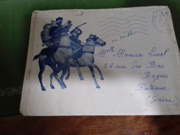 105 / LETTRE GUERRE D ALGERIE 1956 AVEC COURRIER - War Of Algeria