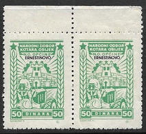 Yugoslavia Revenues Municipals Issues From 1945 Croatia Ernestinovo 50d Pair A.2 - Officials