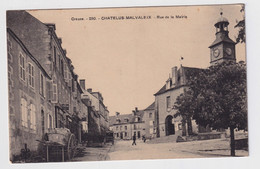 CHATELUS MALVALEIX   23 CREUSE RUE DE LA MAIRIE - Chatelus Malvaleix