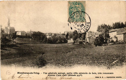 CPA MONTFAUCON-du-VELAY - Vue Générale Sud-est Petite Ville Entourée (517451) - Montfaucon En Velay