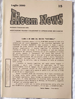 AICAM News - Notiziario Trimestrale Della AICAM - N. 15 Luglio 2000 - Matasellos Mecánicos