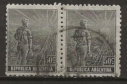 ARGENTINE: Obl., N° YT 176 X 2, Paire, TB - Other & Unclassified