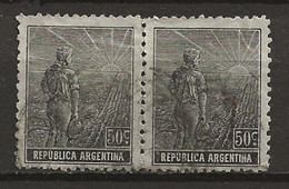 ARGENTINE: Obl., N° YT 176 X 2, Paire, TB - Andere & Zonder Classificatie