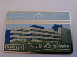 NETHERLANDS  ADVERTISING  4 UNITS/  LANDIS & GYR BUILDING    / NO; R 018  LANDYS & GYR   MINT   ** 11815** - Private