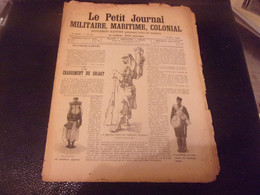 ♥️♥️ N°66 1905 ♥️♥️ LE PETIT JOURNAL MILITAIRE MARITIME COLONIAL HAVRESAC LEGION  TIRAILLEUR  RUSSE PAQUETAGE SIMPLON TA - Sonstige & Ohne Zuordnung