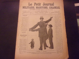 ♥️♥️ N°67 1905♥️ LE PETIT JOURNAL MILITAIRE MARITIME COLONIAL CANON HOTCHKISS JUIVE JUDAICA BREST VOIR SOMMAIRE - Andere & Zonder Classificatie