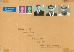 GREAT BRITAIN - STAMPS  COVER  TO DUBAI. - Universal Mail Stamps