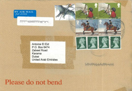 GREAT BRITAIN - STAMPS  COVER  TO DUBAI. - Universal Mail Stamps
