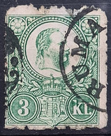 HUNGARY 1871-72 - Canceled - Sc# 8 - Oblitérés