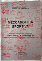 Meccanofilia Sportiva - 1a Esposizione Nazionale Di Meccanofilia Sportiva, 1994 - Matasellos Mecánicos