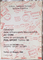 Catalogo Delle Affrancature Meccaniche Del CONI, 1986 - Mechanische Afstempelingen
