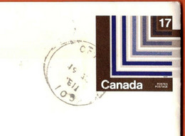 Canada 1979 / Postal Stationery 17, Brown, Blue,  White - 1953-.... Règne D'Elizabeth II