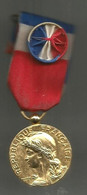 Médaille Du Travail, Commerce Et Industrie, Signée Mourgeon Edit R Et Lucien Larochette,1992, Frais Fr 2.25 E - Professionali / Di Società