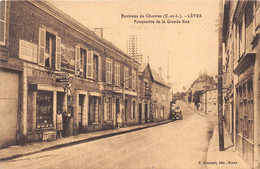 28-LEVES- PRESPECTIVE DE LA GRANDE RUE - Lèves