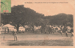 CPA NOUVELLE CALEDONIE - NOUMEA - Une Partie De Cricket Par Les Indigènes Sur La Place D' Armes - L B F - Cricket