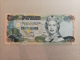 Billete De Bahamas De Medio Dólar, Serie A, UNC - Bahamas