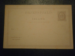 ISLANDE ISLAND ICELAND LETTRE COURRIER ENVELOPPE ENTIER GANZSACHE POSTAL STATIONERY CARTE POSTALE - Postal Stationery