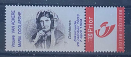 België My Stamp Maria Doolaege Dichteres - Autres & Non Classés