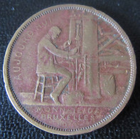Belgique - Médaille Monnaie De Bruxelles 1910 - Jadis / Aujourd'hui - Diam. 30mm, 10,2 Grammes - Professionali / Di Società