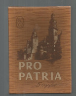 BOITE DE GIGARE De 5 Cygar , PRO PATRIA, Wytwornia Wyrobow Tytoniowych W Poznaniu 2 Scans , Frais Fr 3.75 E - Andere & Zonder Classificatie