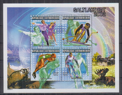 C12. Central African Republic MNH 2000 Sport - Winter Olympic Games 2002 - Salt Lake City, USA - Winter 2002: Salt Lake City - Paralympics