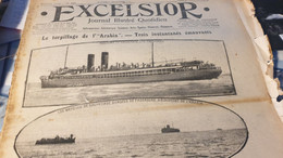 EXCELSIOR 16/TORPILLAGE ARABIA/ROUMANIE LETCHIVSKY/TANK CREME DE MENTHE/MONASTIR VICTOIRE - General Issues