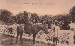 CPA FUTUNA - En Route Pour La Visite Des Malades - Soeurs Missionnaires De La Société De Marie - Religieuse à Cheval - Wallis Und Futuna