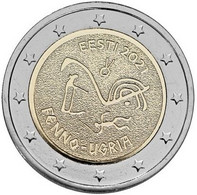 Pièce De 2 Euros (Mint) UNC - Estonie - Dedicated To The Finno-Ugric People - Estonia