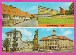 283473 / Germany - Sonneberg / Thüringer - Siedlung West Ehrenmal Freundschaft Platz Republik Spielzeugmuseum Rathaus PC - Sonneberg