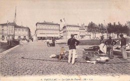 CPA France - Gironde - Pauillac - La Cale Du Peyrat - BR. - Animée - Quai - Panier - Officier - Drapeau - Pauillac