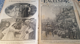 EXCELSIOR 16/BELGIQUE FILLE DU ROI COMMUNION/SALUT DU BLESSE /VASQUEZ DIAZ /HOMMAGE BOY SCOUTS/POINCARE - Allgemeine Literatur