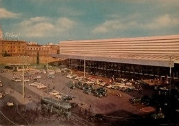 Cartolina Roma, Stazione Termini (16) FG VG 1961 - Stazione Termini